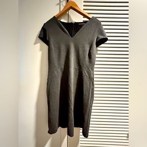 Banana Republic Gray Dress with V neck cut